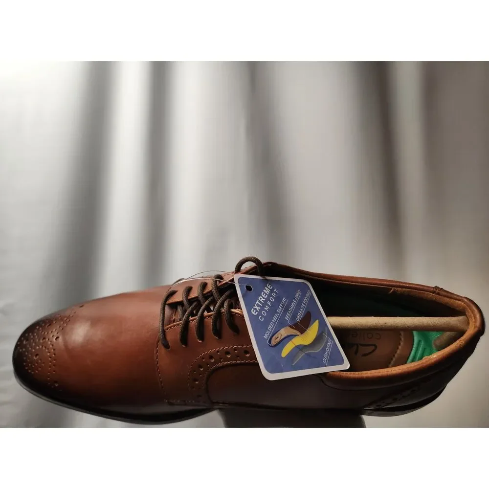 Clarks Clarkslite Men’s Dress Shoes Size 13 Tan Combi Tie